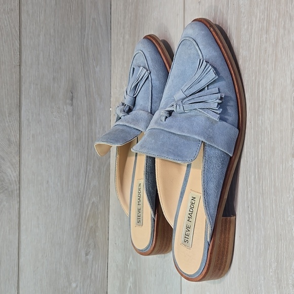 Steve Madden Women Tassel Magan Leather The Pointed Toe Heels Shoes sz 5.5M - Picture 3 of 13